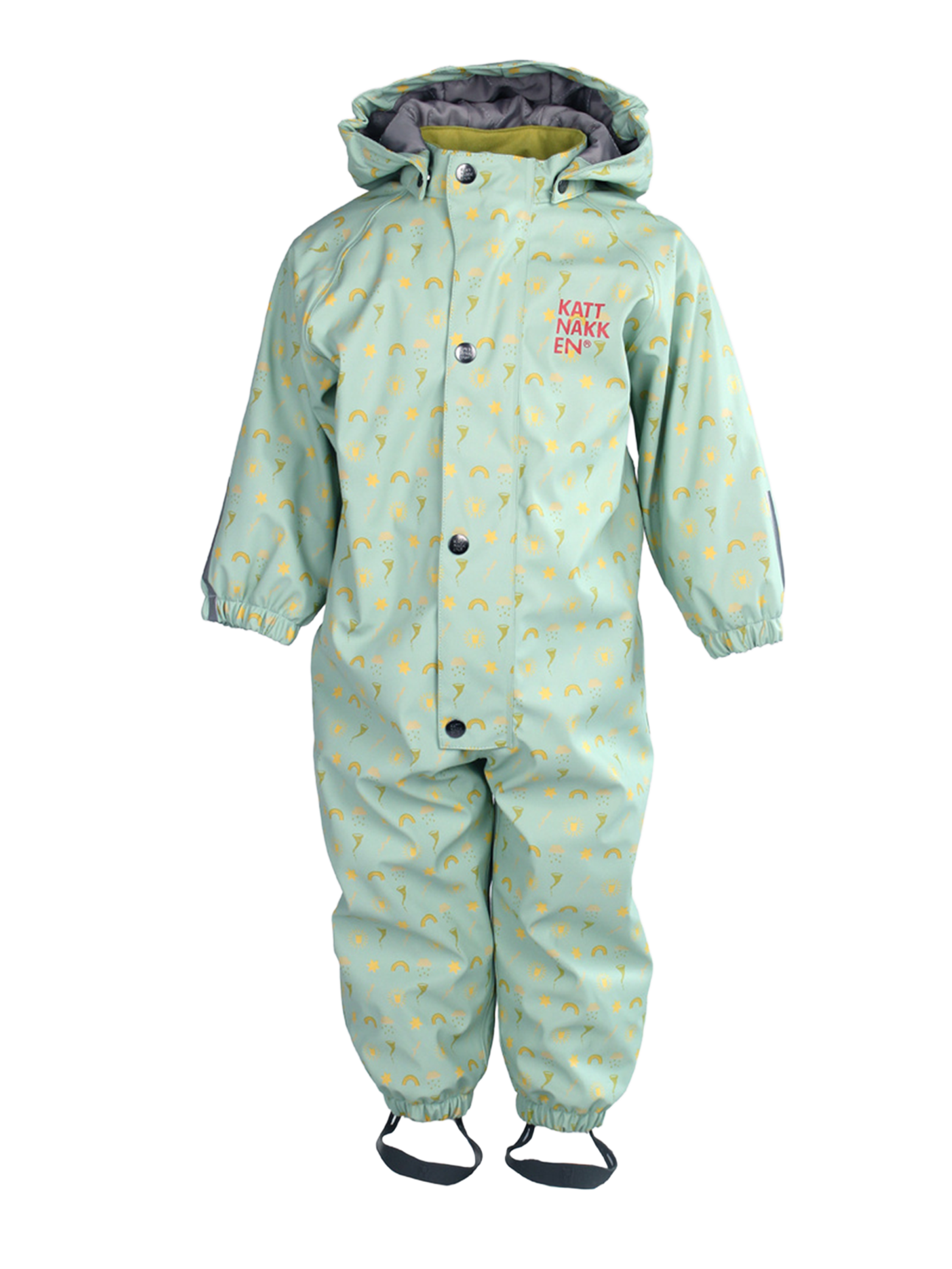 Kattnakken Babyregndress Dugg - Jane Pistasj